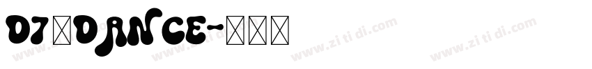 D7—Dance字体转换