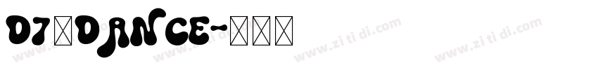 D7—Dance字体转换