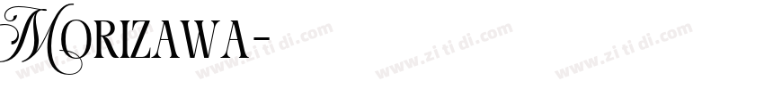 Morizawa字体转换