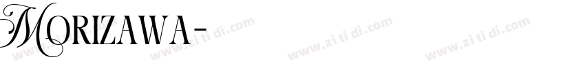 Morizawa字体转换