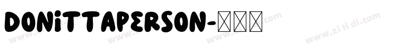 donittaPerson字体转换