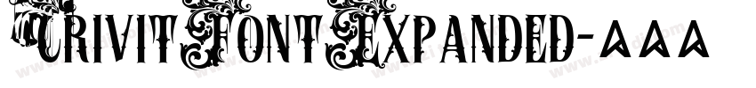 CrivitFontExpanded字体转换 CrivitFontExpanded字体转换