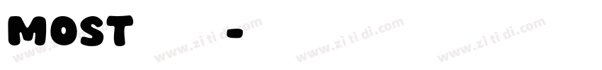 most字体官网字体转换