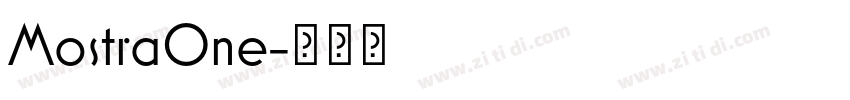 MostraOne字体转换