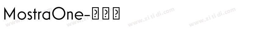 MostraOne字体转换