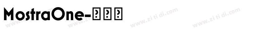 MostraOne字体转换