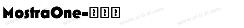 MostraOne字体转换