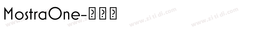 MostraOne字体转换