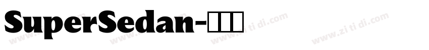 SuperSedan字体转换