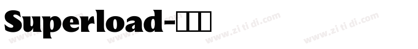 Superload字体转换