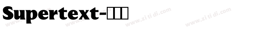 Supertext字体转换