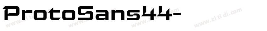 ProtoSans44字体转换