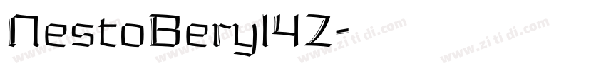 NestoBeryl42字体转换