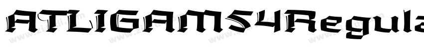 ATLIGAM54Regular字体转换