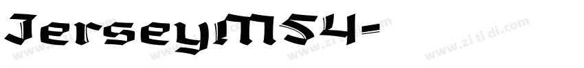 JerseyM54字体转换