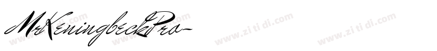 MrKeningbeckPro字体转换