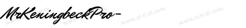 MrKeningbeckPro字体转换