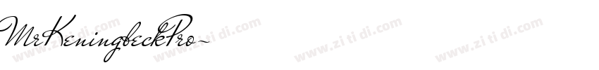 MrKeningbeckPro字体转换