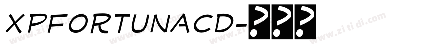 XPFortunaCD字体转换
