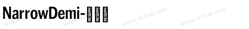 NarrowDemi字体转换 NarrowDemi字体转换