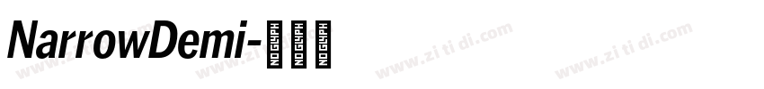 NarrowDemi字体转换 NarrowDemi字体转换