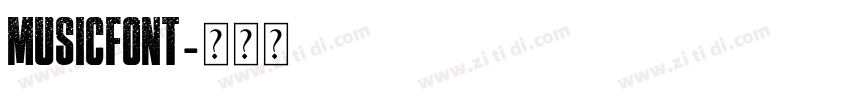 MusicFont字体转换