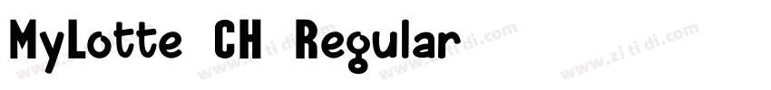 MyLotte_CH_Regular字体转换