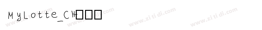 MyLotte_CH字体转换