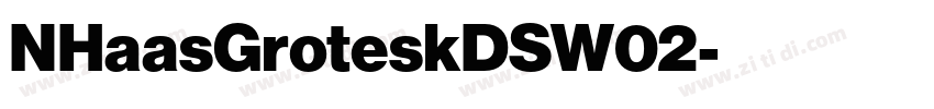 NHaasGroteskDSW02字体转换 NHaasGroteskDSW02字体转换