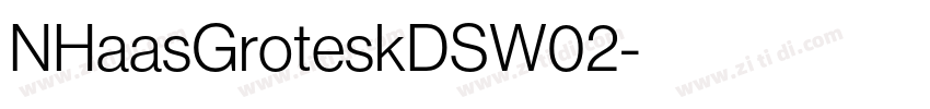 NHaasGroteskDSW02字体转换 NHaasGroteskDSW02字体转换