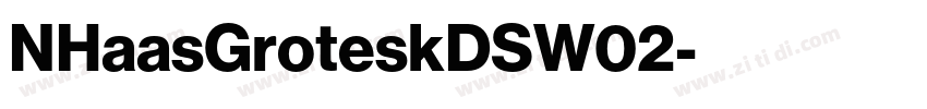 NHaasGroteskDSW02字体转换 NHaasGroteskDSW02字体转换