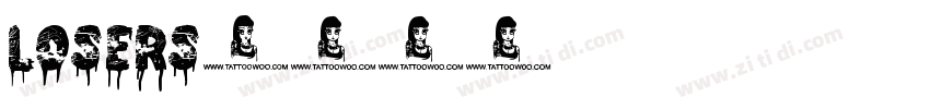 losers字体转换