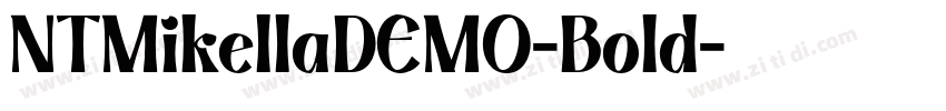 NTMikellaDEMO-Bold字体转换