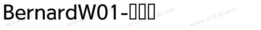 BernardW01字体转换