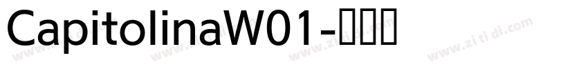 CapitolinaW01字体转换