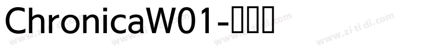 ChronicaW01字体转换