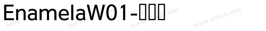 EnamelaW01字体转换