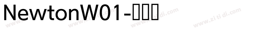 NewtonW01字体转换