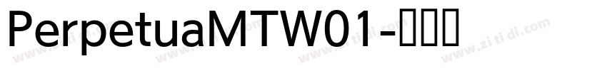 PerpetuaMTW01字体转换