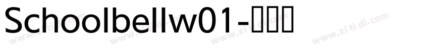 Schoolbellw01字体转换