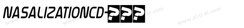 NasalizationCd字体转换