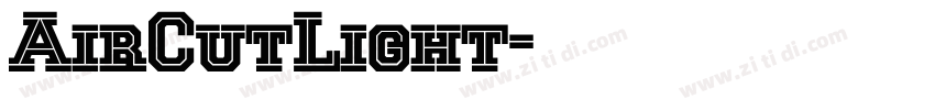AirCutLight字体转换 AirCutLight字体转换