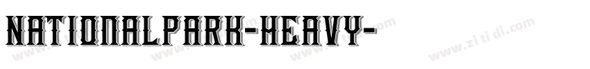 NationalPark-Heavy字体转换 NationalPark-Heavy字体转换