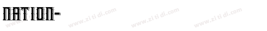 nation字体转换