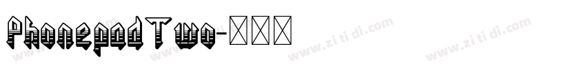 PhonepadTwo字体转换