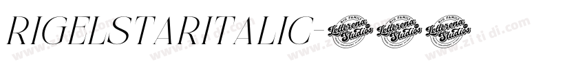 RigelstarItalic字体转换 RigelstarItalic字体转换