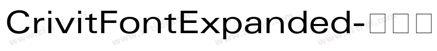CrivitFontExpanded字体转换 CrivitFontExpanded字体转换