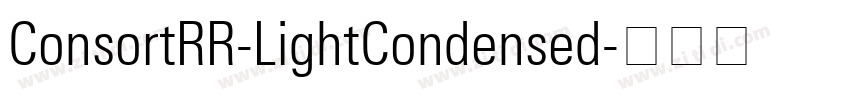 ConsortRR-LightCondensed字体转换
