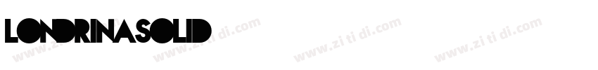 londrinasolid字体转换