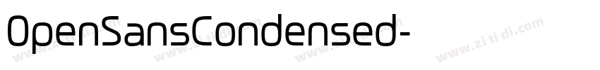 0penSansCondensed字体转换 0penSansCondensed字体转换